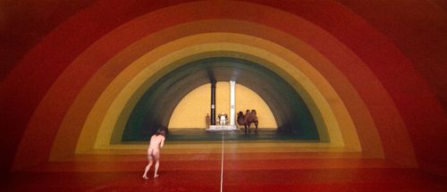 Alejandro Jodorowsky, Horacio Salinas, and Zamira Saunders in The Holy Mountain (1973)