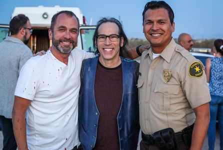 Adam Beach, Martin Guigui, and J. Shawn Harris