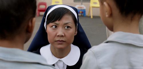 Caroline Choi as a Sister Frances on Shameless