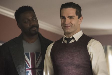 Sam Witwer and David Ajala in Supergirl (2015)