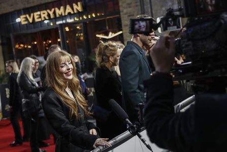 Amelia Gething at the UK premiere of Emily