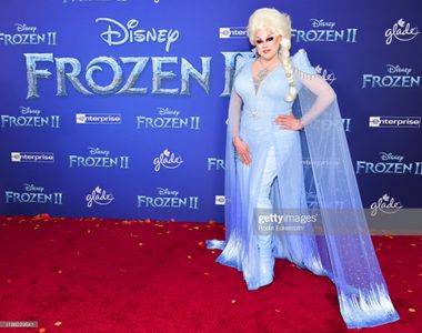 Nina West attends the world premiere of Disney's 