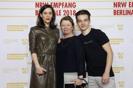 Naomi Velissariou, Nanouk Leopold and Bas Keizer at the Berlinale