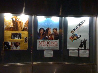 Seducing Charlie Barker poster at Movie Theatre