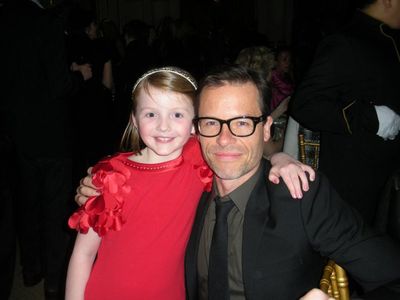 Quinn McColgan with Guy Pearce at Mildred Pierce Premiere