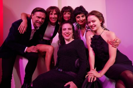 Jeremy Lindsay Taylor, Josephine Blazier, Jackie van Beek, Hannah Diviney, Lou Sanz, and Natalie Bailey at an event for 