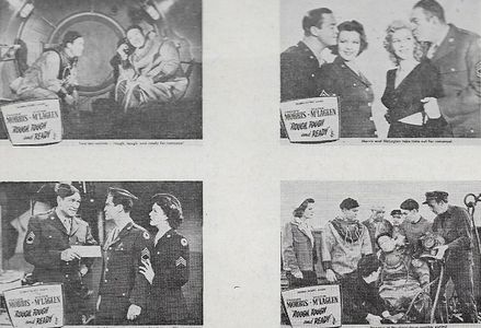 Veda Ann Borg, Ethan Laidlaw, Victor McLaglen, Chester Morris, Jean Rogers, John Tyrrell, and Robert B. Williams in Roug