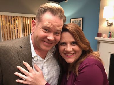 Donna Lynne Champlin and Steve Monroe in Crazy Ex-Girlfriend (2015)