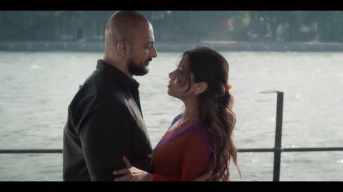 Arunoday Singh and Nidhi Singh in Apharan (2018)