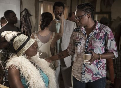 Queen Latifah and Dee Rees in Bessie (2015)