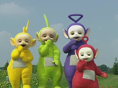 Pui Fan Lee, John Simmit, Nikky Smedley, and Dave Thompson in Teletubbies (1997)