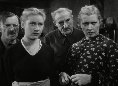 Blanchette Brunoy, Arthur Devère, Guy Favières, and Line Noro in It Happened at the Inn (1943)