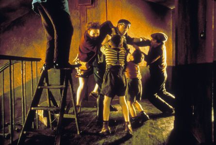 Ticky Holgado, Boban Janevski, Chick Ortega, Dominique Pinon, Anne-Marie Pisani, and Mikael Todde in Delicatessen (1991)