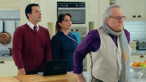 Roberto Carnaghi, Ana Carolina Valsagna, and David Murí in Soy Luna (2016)