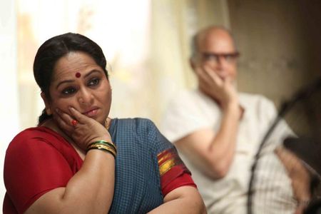 Satish Alekar and Nirmiti Sawant in Aiyyaa (2012)