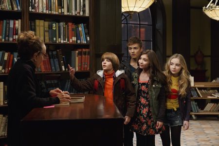 Danielle Kennedy, Rowan Blanchard, Sabrina Carpenter, Corey Fogelmanis, and Peyton Meyer in Girl Meets World (2014)