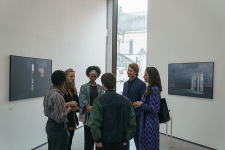 Tadhg Murphy, Joe Alwyn, and Sallay Garnett in Conversations with Friends (2022)