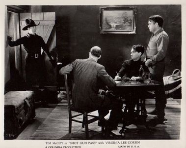 Tim McCoy, Joe Smith Marba, Monte Vandergrift, and Dick Stewart in Shotgun Pass (1931)