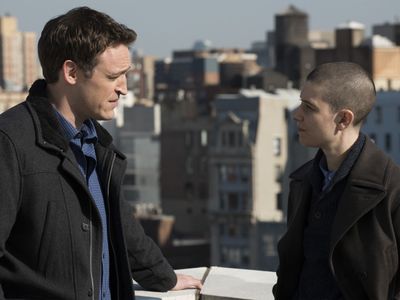 Asia Kate Dillon and Dan Soder in Billions (2016)