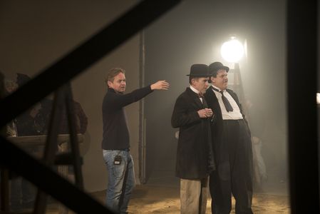 John C. Reilly, Steve Coogan, and Jon S. Baird in Stan & Ollie (2018)