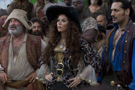 Bob Hoskins, Cas Anvar, and Anna Friel in Neverland (2011)