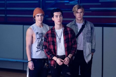 Jeremy Shada, Charlie Gillespie, and Owen Patrick Joyner in Julie and the Phantoms (2020)