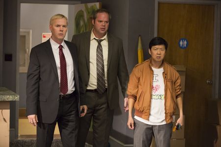 Ken Jeong, Brady Novak, and Jeremy Scott Johnson in Community (2009)