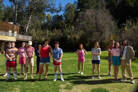 Judah Friedlander, Nina Hellman, Joe Lo Truglio, Ken Marino, and Molly Shannon in Wet Hot American Summer: First Day of 