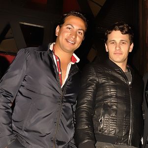 Hicham Hajji and James Franco