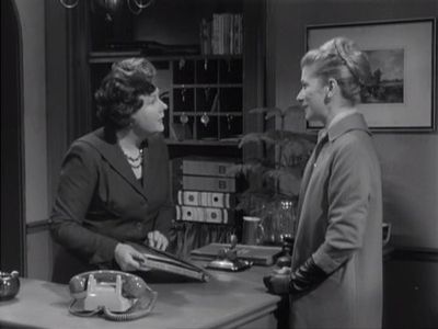 Louise Collins and Barbara Ogilvie in The Saint (1962)