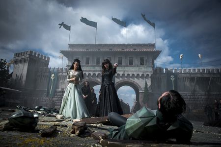 Ana Ularu and Jordan Loughran in Emerald City (2016)