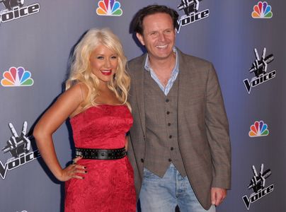 Christina Aguilera and Mark Burnett