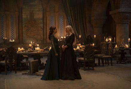 Olivia Cooke and Emma D'Arcy in House of the Dragon (2022)