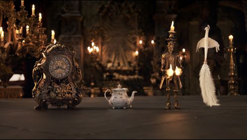 Ewan McGregor, Emma Thompson, Ian McKellen, and Gugu Mbatha-Raw in Beauty and the Beast (2017)