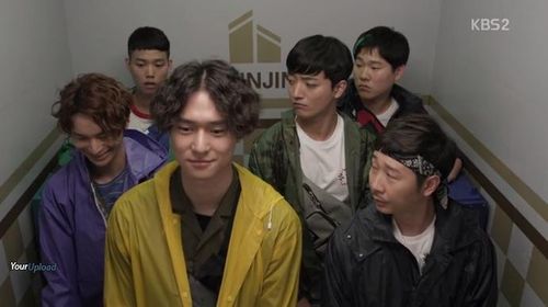 Heo Ji-Won, Jung Ik-han, Kim Min-Seok, Kim Gi-du, Go Kyung-Pyo, and Kang Bong-Sung in Strongest Deliveryman (2017)