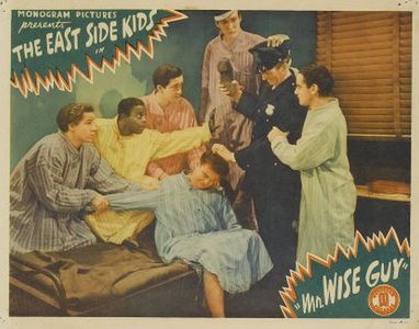 Stanley Blystone, David Gorcey, Leo Gorcey, Huntz Hall, Ernest Morrison, Bobby Jordan, and Bobby Stone in Mr. Wise Guy (