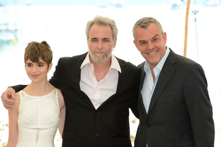 Ari Folman, Danny Huston, and Sami Gayle at an event for The Congress (2013)