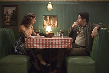 John Lloyd Young and Renée Marino in Jersey Boys (2014)