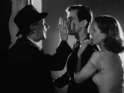 Ludde Gentzel, Barbro Kollberg, and Birger Malmsten in It Rains on Our Love (1946)