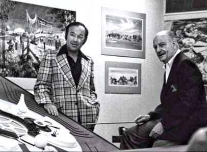 John Hench and Marty Sklar