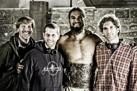 Frank Doelger, Jason Momoa, David Benioff, and D.B. Weiss in Game of Thrones (2011)