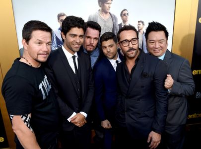 Mark Wahlberg, Kevin Dillon, Adrian Grenier, Jeremy Piven, Rex Lee, and Jerry Ferrara at an event for Entourage (2015)