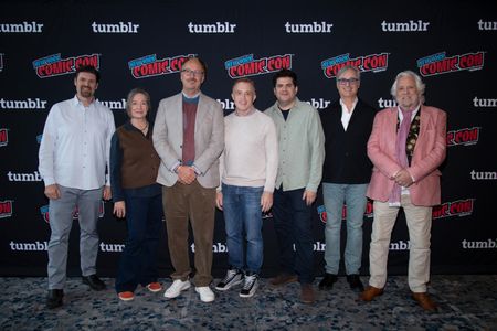 James Bobin, Dan Hennah, Erik Henry, Tish Monaghan, Dan Shotz, Jeff White, and John Steinberg at an event for Percy Jack