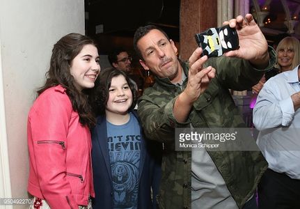 Chloe Himmelman with Adam Sandler and Griffin Santopietro