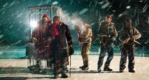 Jonathan Hutchings, Peeter Jakobi, Rauno Juvonen, Tommi Korpela, and Jorma Tommila in Rare Exports (2010)