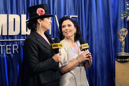 Alex Borstein and Amy Sherman-Palladino at an event for IMDb at the Emmys (2016)