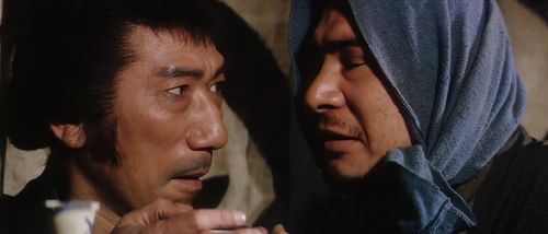 Shintarô Katsu and Norihei Miki in Zatoichi's Revenge (1965)