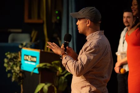 Flavio Alves at event of The Garden Left Behind at the Florida Film Festival (2019)