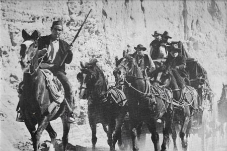 William Holden, Ben Johnson, Edmond O'Brien, and Jaime Sánchez in The Wild Bunch (1969)