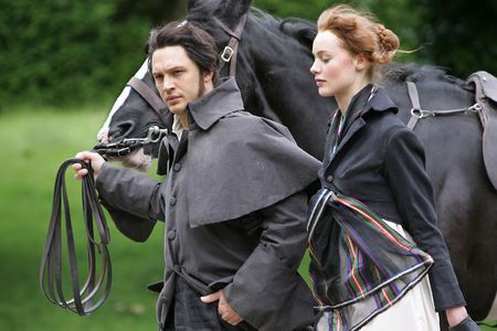 Tom Hardy and Rosalind Halstead in Wuthering Heights (2009)